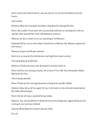My name is nancy and i'm the mother of the bride. Template Script For Emcees Emcee Script Templates
