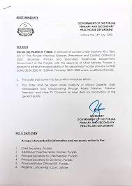 If we don't impose a lockdown now, we will be looking at a bigger disaster. Notification Of Lockdown In Punjab Till 30 07 2020 Gop Employers Federation Of Pakistan