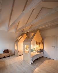 Db Design Bunker On Instagram Check Out This Children S Bedroom Part Of The Fence House By Modelina Architekci In 2020 Kids Wooden Bed Kid Room Decor House Beds