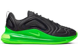 Nike Air Max 720 Volt Black In 2020 Red Nike Shoes Nike Air Max Nike