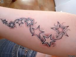 This is what inspires tattoo artists to include names in some personalized tattoo designs, which can be the bearer's own name or the name of his loved ones. 59 Wonderful Star Tattoos On Arm