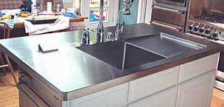 stainless steel countertops