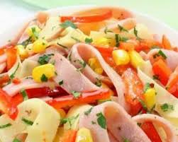 Recette De Salade Minceur De Tagliatelles De Jambon Et Concombre Au Mais Recette Recettes De Cuisine Cuisine Salade Minceur