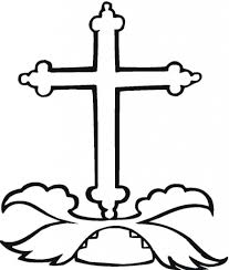 Coloring Rocks Cross Coloring Page Cross Drawing Coloring Pages