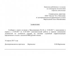 Zayavlenie Na Sovmeshenie Dolzhnosti Zayavlenie Rabotnika Sovmeshenie Dolzhnostej Obrazec
