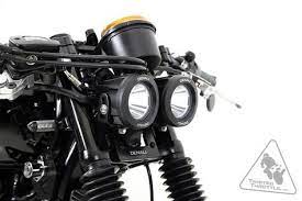 Motorcycle Lighting And Accessories By Denali Electronics Cafe Racer Headlight Motorcycle Camping Gear Cafe Racer Design