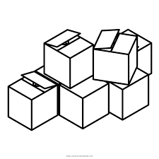 Welcome to the sandbox coloring universe and be ready to become a lover of the coloring of tiny pixel art. Moving Box Coloring Page Ultra Coloring Pages