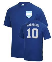 The englishman raves about the 'goal of the century'. Diego Maradona Hand Of God Argentina World Cup Football T Shirt