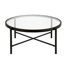 Стол из слэбов с эпоксидной смолой. Henn Hart Metal 36 Round Glass Top Coffee Table In Black And Bronze Walmart Canada