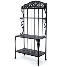 The hanamint grand tuscany collection is designed to evoke a rustic italian charm with scrolled details and sophisticated back designs. Seasonal Concepts Tuscany Cast Aluminum Bakers Rack By Hanamint Seasonal Concepts