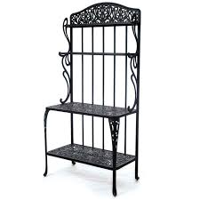 Bakers racks in today's kitchens offer up style and function. Seasonal Concepts Tuscany Cast Aluminum Bakers Rack By Hanamint Seasonal Concepts