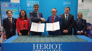 International scholarships, fellowships or grants are offered to students outside the country where the university is located. Heriot Watt Malaysia Inks Memorandum Of Understanding With The Institution Of Engineers Malaysia Iem Heriot Watt University
