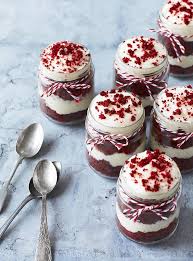 Red Velvet Cake Jars Mason Jar Desserts Lemon And Coconut Cake Cake In A Jar