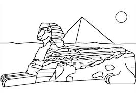 In case you don\'t find what you are looking for, use the top search bar to search again! Great Pyramid Of Giza And Sphinx Coloring Page Coloring Sky