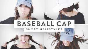 Image Result For How To Make Wearing A Baseball Cap Look Cute Hairstyle Baseball Cap Hairstyles Medium Short Hair Hats Short Hair
