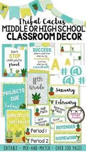 214 Best Secondary Classroom Decor Images In 2019