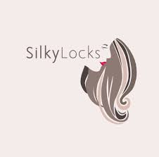 Silky Locks Logo Hair Deign Graphics Purple Tasche Branding Hair Logo Hair Logo Design Salon Logo Design