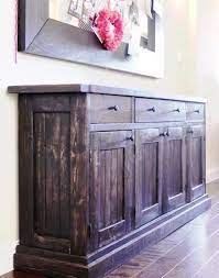 Rustic Sideboard Buffet Table Do It Yourself Home Projects From Ana White Rustic Sideboard Rustic Buffet Home Diy