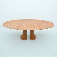 Maybe you would like to learn more about one of these? Large Oval Dining Table In Rosso Asagio Marble Italy 1980s 157132
