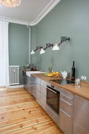 Interior Designer Berlin Adeline Labord Interiors Kitchen Apartment 2 Ikea Grevsta Front Green Kitchen Walls Kitchen Interior Paint For Kitchen Walls