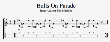 Bulls On Parade Ukulele Tab Rage Against The Machine Ukulele Rage Against The Machine Bulls On Parade