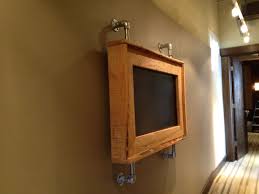 Pin By Sebastian Hensel On Epic Framed Tv Custom Industrial Furniture Industrial Office Space