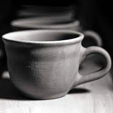 Imprinted with the regal air force logo. Buy Handmade Dark Navy Blue Stripe Large Ceramic 12oz 350ml Cappuccino Coffee Tea Cup And Saucer Unique Designer Pottery For Tea Lovers By City To Cottage Online In Turkey B01ms83uy5