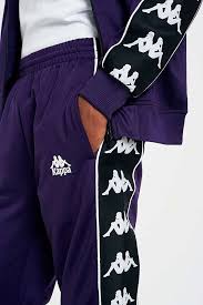 Kappa Banda Astoria Purple Track Pants Kappa Tracksuit Track Suit Men Sportswear