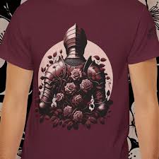 Joan of Arc Teeshirt Paladin T Shirt Armor Tshirt Fantasy Clothing Medieval  T-shirt Renassaince Tee