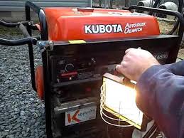 Ideal for small house, farm, small office. Marktp Kubota Generator Youtube