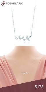 Paloma Picasso Olive Leaf Vine Pendant Womens Jewelry Necklace Paloma Picasso Olive Leaf