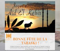 Aid el adha dure pendant trois jours et commémore la soumission d'abraham (ibrahim en arabe) à dieu durant aid el kebir, il est nécessaire de raffermir la solidarité entre musulmans en s'aidant. Facebook