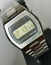 Vintage Seiko Digital Quartz Lc 0439 4009 Lcd Month Date Stainless Steel Japan Seiko Quartz Digital