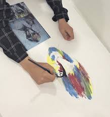 Please contact this domain's administrator as their dns made easy services have expired. Bts S Jungkook Talks About Recreating His Painting Of Suga From Wings For Their Exhibition Soompi