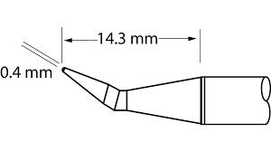 Soldering Tip Bent Conical 0 4mm