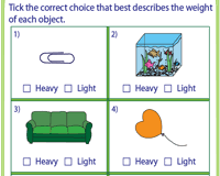 Heavy And Light Worksheets Heavy And Light Kindergarten Measurement Activities Measurement Activities