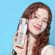 HMPEAIIY Face for Sensitive Skin for Women 5 In 1 Cleansing Face Wash For  Sensitive Skin Water Based Cleanser Natural Foaming Cleaner Skin Care  Cleansing Foam 60ml Cleansing Water