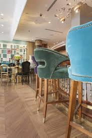 The navy fabric seat combined with the. 15 Stylish Bar Chairs That Will Dominate 2021