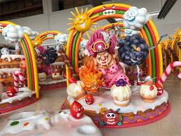The four emperors (四皇, yonkou) are the most notorious and feared pirate leaders in the one piece world, who, alongside their powerful crews and numerous allies, each rule over large territories of the new world like overlords. 23cm Big Mom Charlotte Linlin Four Emperors One Piece Gk Sd 1 8 Figure Figurine Figurines Statues Anime Manga