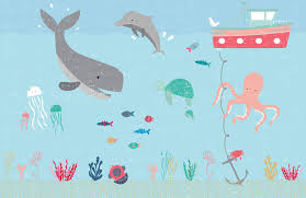 Maybe you would like to learn more about one of these? Kids Cute Sea Creatures Wallpaper Mural Hovia Ca