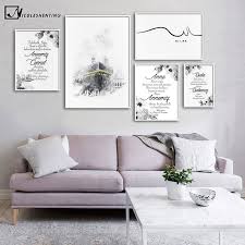 Kaligrafi muhammad dan sketsa tulisan arab hitam putih. Hitam Putih Kutipan Islam Lukisan Kanvas Bahasa Arab Kaligrafi Allah Poster Wall Art Print Muslim Dekorasi Rumah Gambar Painting Calligraphy Aliexpress