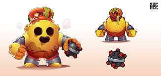 Spike brawl stars fanart by renanbalia on deviantart. Jenny Brozek Art Brawl Stars Robo Spike Concept