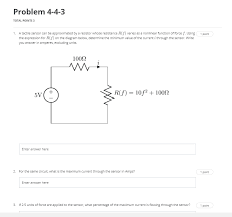 For a point in a circuit after the particular resistor we must subtract the voltage drop of that resistor to the voltage total of the circuit; Solved Problem 4 4 3 Total Points 3 1 Point 1 A Tactile Chegg Com