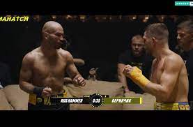 Беринчик одержал досрочную победу, ведь лобов не смог продолжить бой. 3jupdthhmakwkm