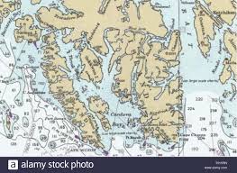 Detail From Nautical Chart Shows Cordova Bay And Surrounding