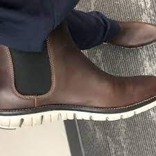 Cole haan air charles mens sz 10.5 casual city suede gray chukka ankle boots. Men S Zerogrand Chelsea Boot In Black Leather Cole Haan Chelsea Boots Boots Chestnut Leather