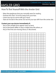 Amsler Grid Carmelina Gordon M D