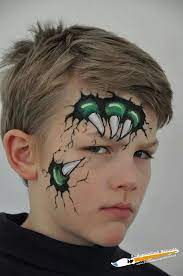 You can find our boy's face painting kit here: Artigli Dinosaur Face Painting Face Painting Easy Monster Face Painting