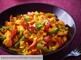 Riz Pilaf A L Espagnole Recettes Recette En 2020 Riz Pilaf Recette Riz Pilaf Recette Riz