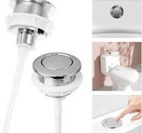 Toilet Flush Button, Push Button Toilet Flush, 38mm Single Toilet Cistern Flush, Toilet Flush Buttons Replacement Accessories for Bathroom Toilet ...